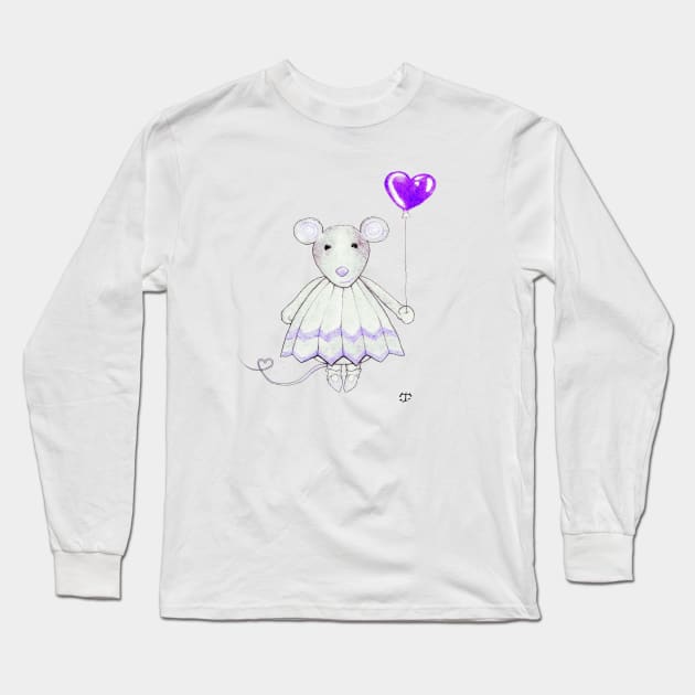 Miss Margaret purple Long Sleeve T-Shirt by tristan.r.rosenkreutz